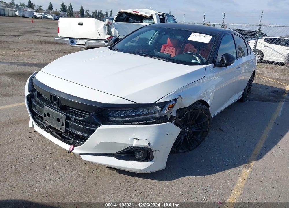2021 HONDA ACCORD VIN: 1HGCV1F38MA062530