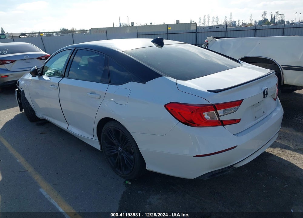 2021 HONDA ACCORD VIN: 1HGCV1F38MA062530