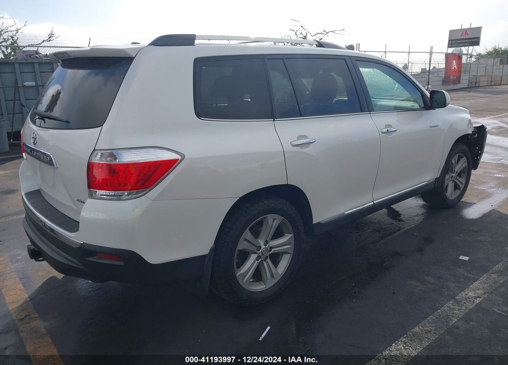 2012 TOYOTA HIGHLANDER LIMITED V6 VIN: 5TDDK3EH7CS167677