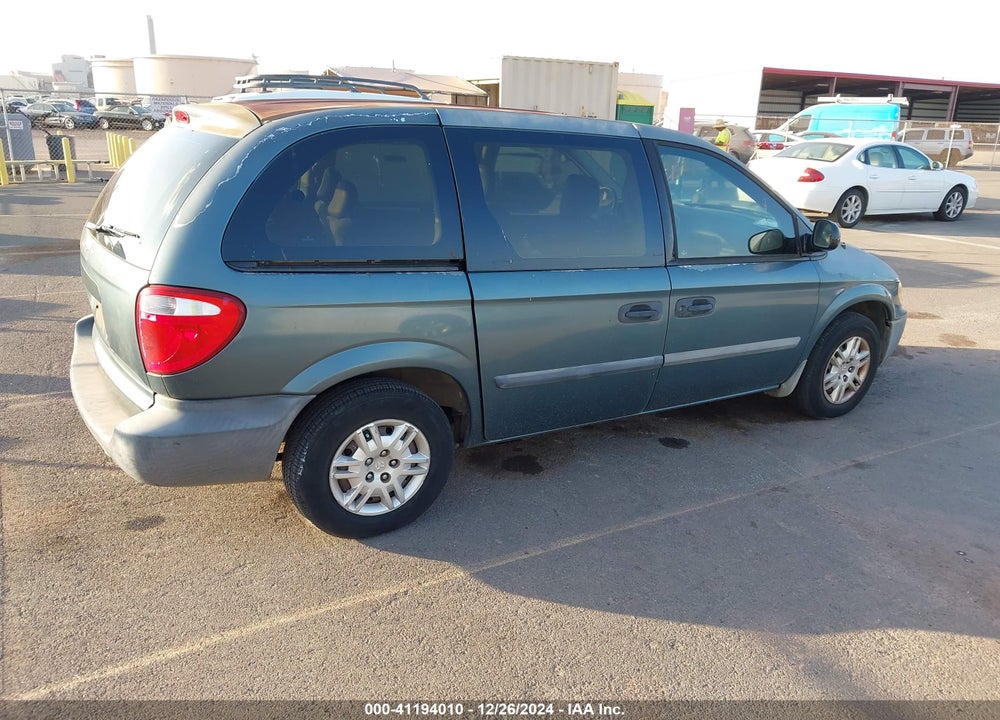 2006 DODGE CARAVAN SE VIN: 1D4GP25BX6B674043