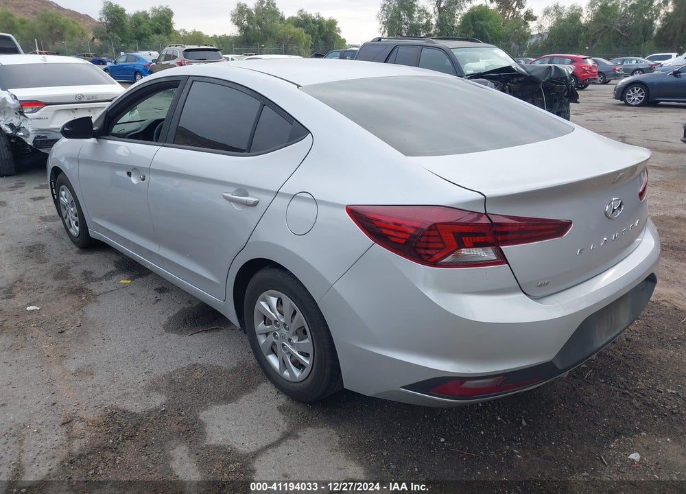 2019 HYUNDAI ELANTRA SE VIN: KMHD74LF2KU846464