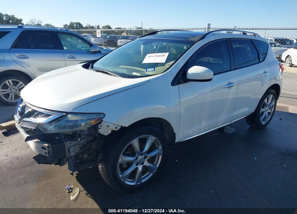 2014 NISSAN MURANO LE VIN: JN8AZ1MU5EW403204