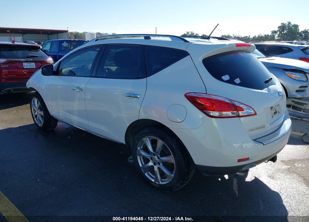 2014 NISSAN MURANO LE VIN: JN8AZ1MU5EW403204