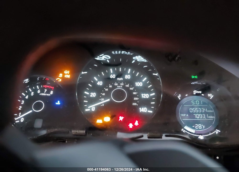 2022 HONDA HR-V 2WD LX VIN: 3CZRU5H33NM725193
