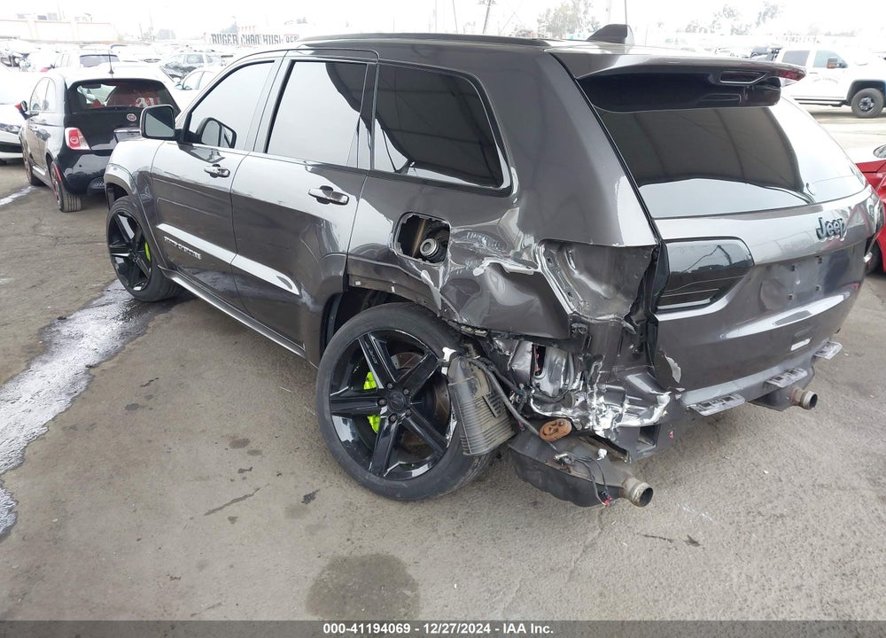 2017 JEEP GRAND CHEROKEE SRT 4X4 VIN: 1C4RJFDJ6HC901507