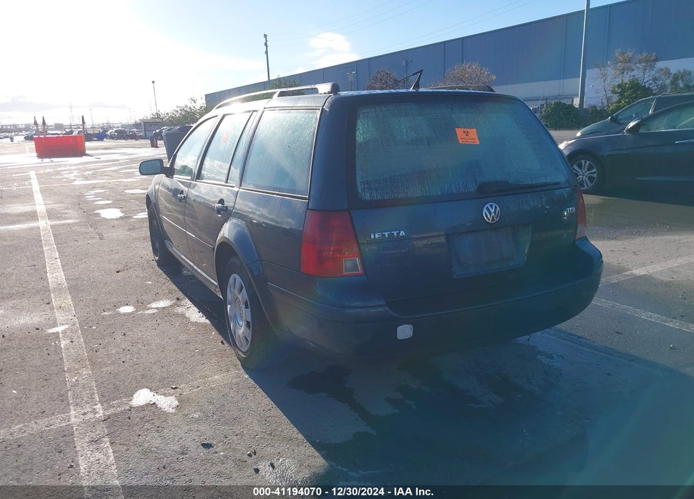2003 VOLKSWAGEN JETTA GL TDI VIN: WVWRP61J43W119989