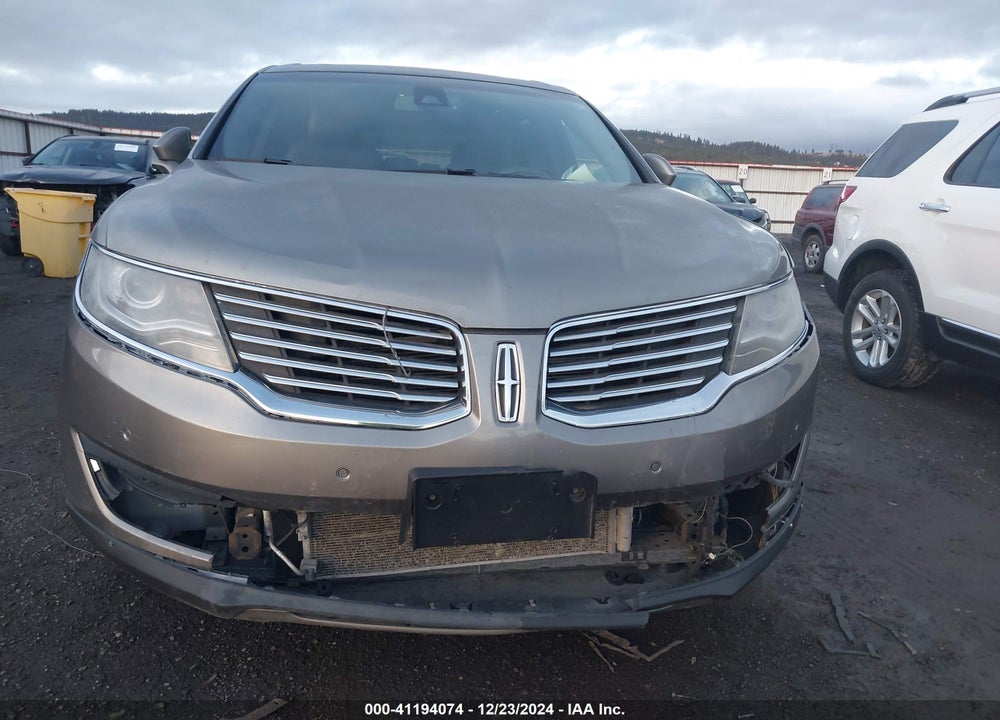 2016 LINCOLN MKX RESERVE VIN: 2LMTJ8LR9GBL56099