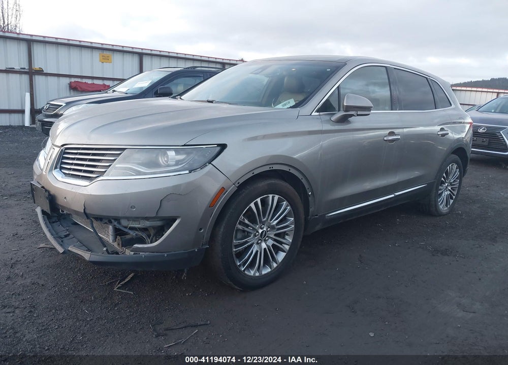 2016 LINCOLN MKX RESERVE VIN: 2LMTJ8LR9GBL56099
