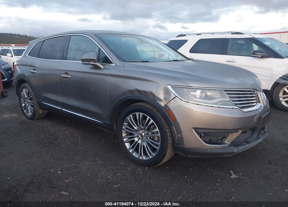 2016 LINCOLN MKX RESERVE VIN: 2LMTJ8LR9GBL56099