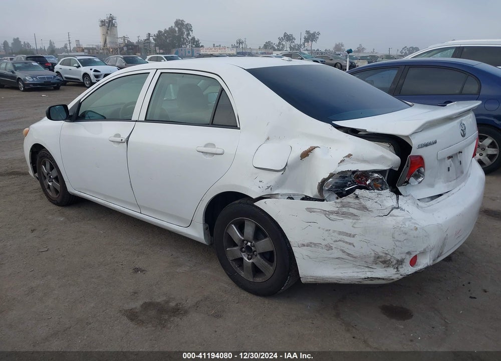 2009 TOYOTA COROLLA VIN: JTDBL40E299087461
