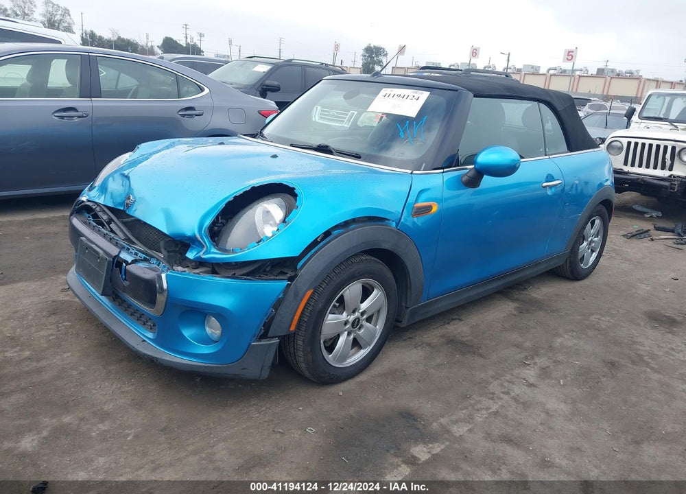 2019 MINI CONVERTIBLE VIN: WMWWG5C55K3F79238