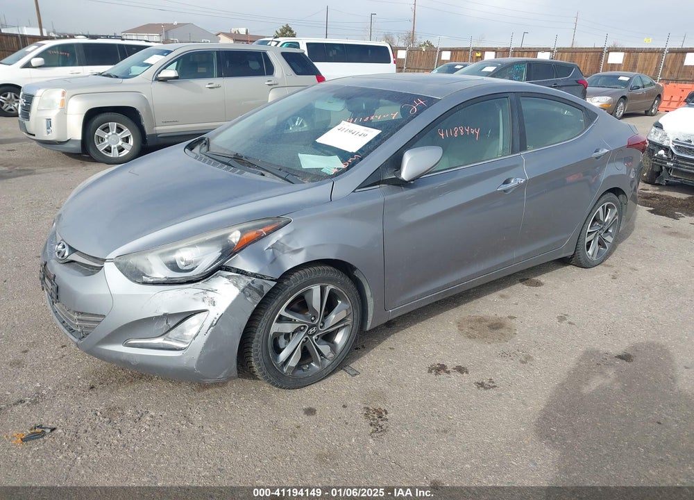 2014 HYUNDAI ELANTRA LIMITED VIN: KMHDH4AE4EU065635