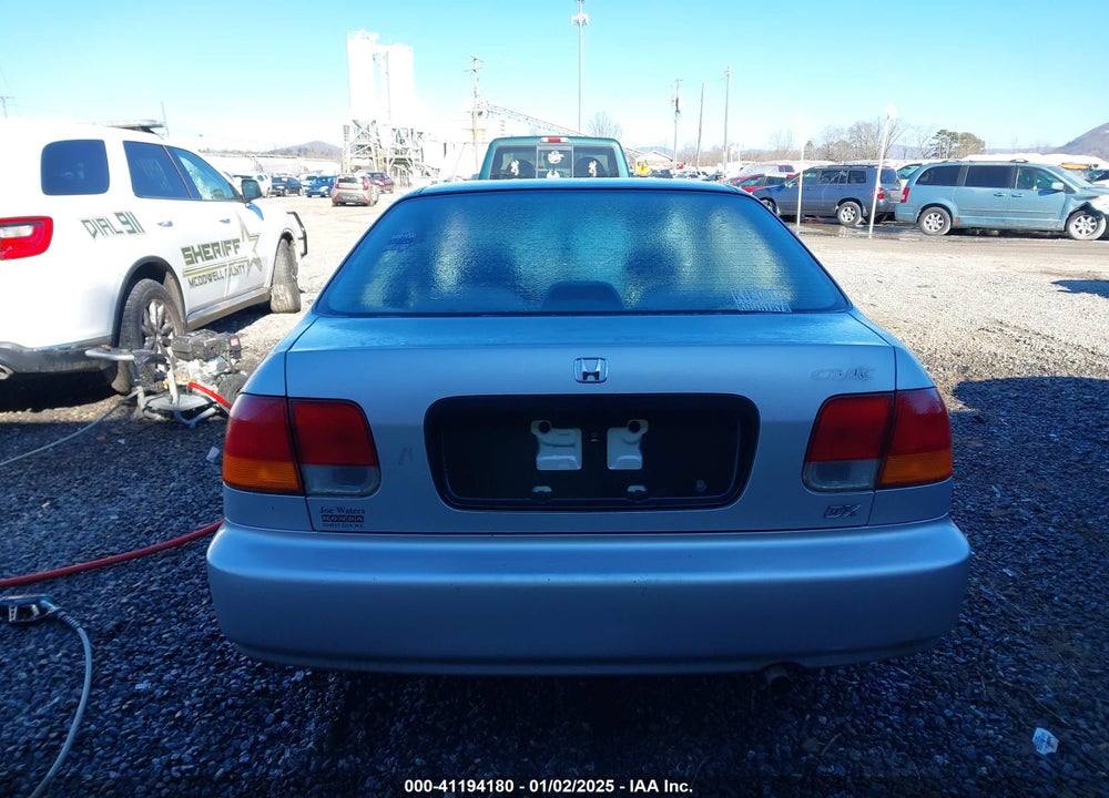 1998 HONDA CIVIC DX VIN: 2HGEJ6625WH579068