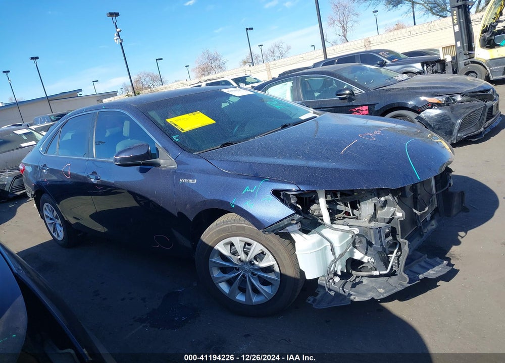 2017 TOYOTA CAMRY HYBRID LE VIN: 4T1BD1FK6HU215331