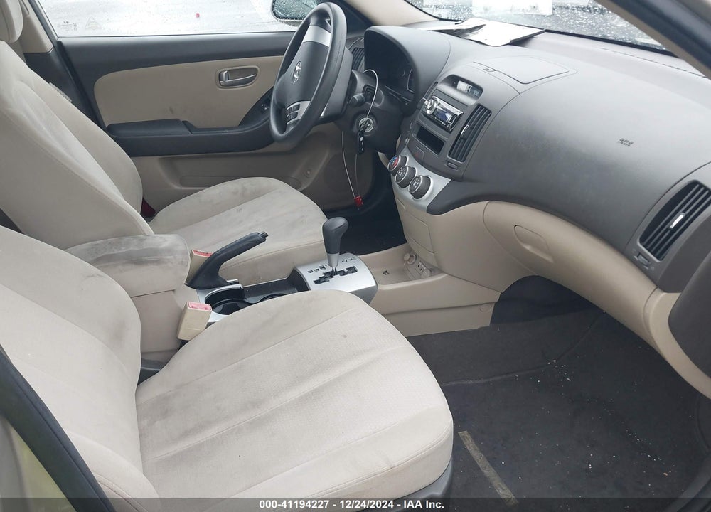 2009 HYUNDAI ELANTRA VIN: KMHDU46D39U730431