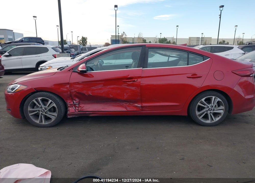 2018 HYUNDAI ELANTRA LIMITED VIN: KMHD84LF4JU698037