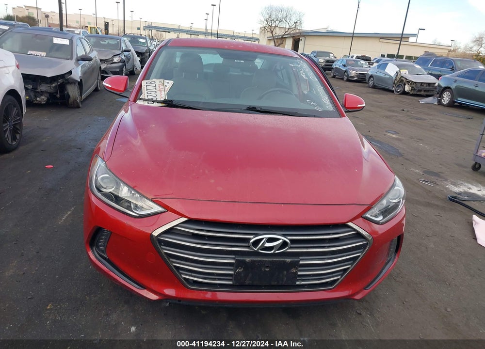 2018 HYUNDAI ELANTRA LIMITED VIN: KMHD84LF4JU698037