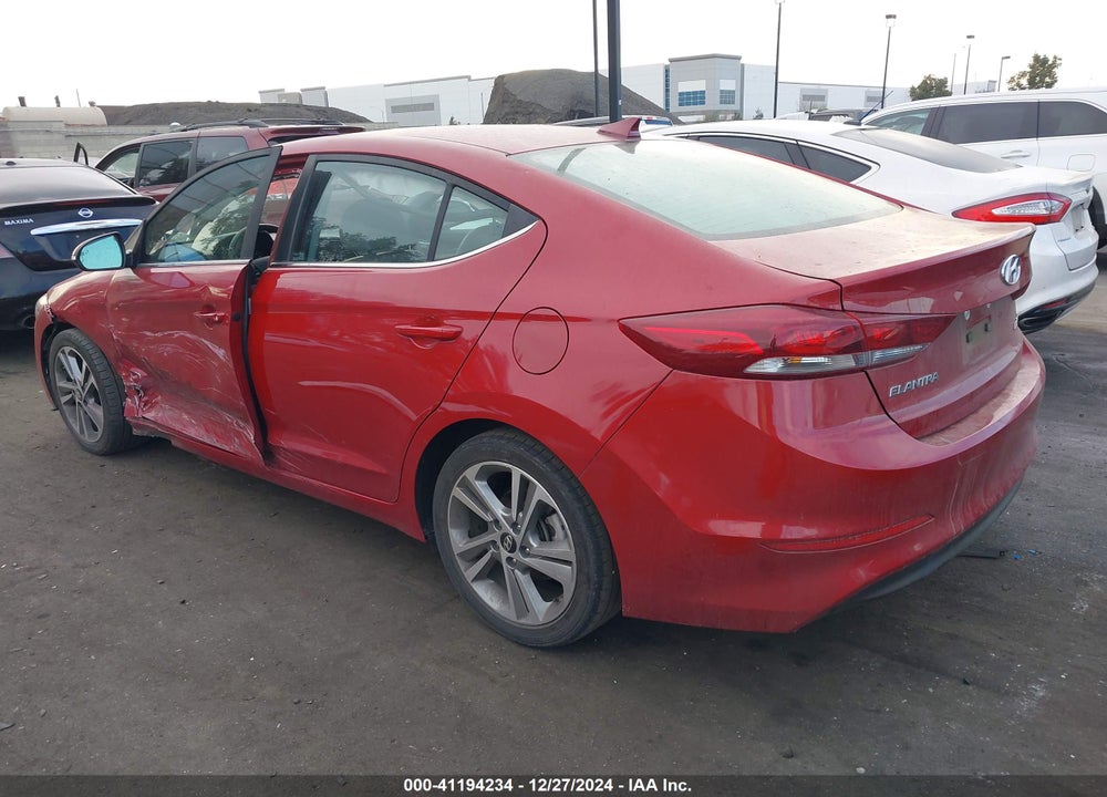 2018 HYUNDAI ELANTRA LIMITED VIN: KMHD84LF4JU698037
