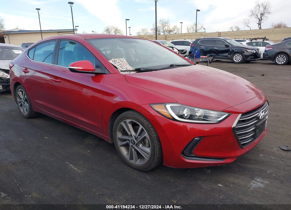 2018 HYUNDAI ELANTRA LIMITED VIN: KMHD84LF4JU698037