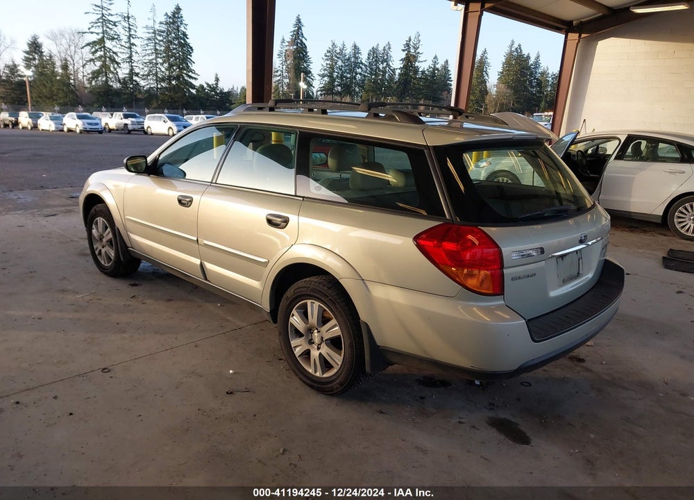 2005 SUBARU OUTBACK 2.5I VIN: 4S4BP61CX57300445