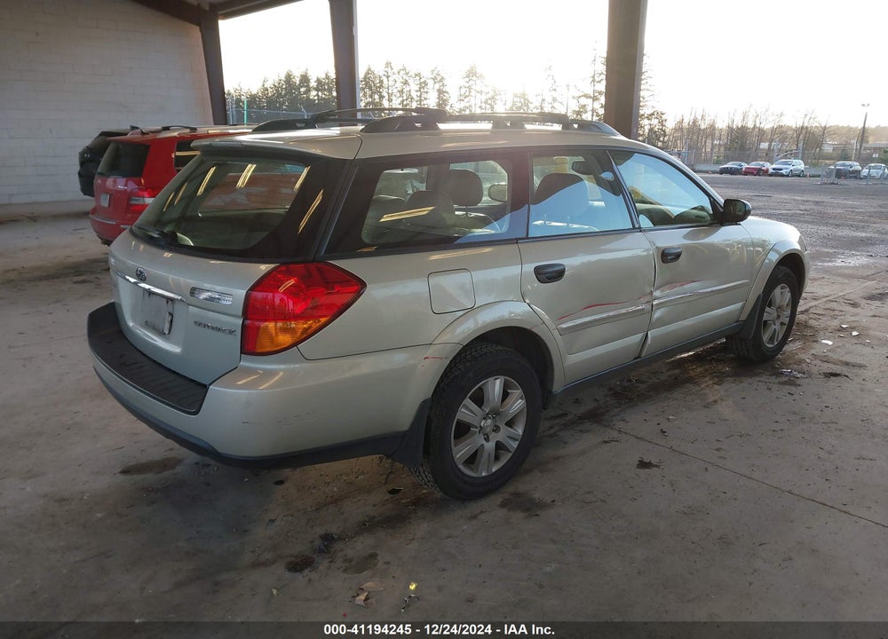 2005 SUBARU OUTBACK 2.5I VIN: 4S4BP61CX57300445