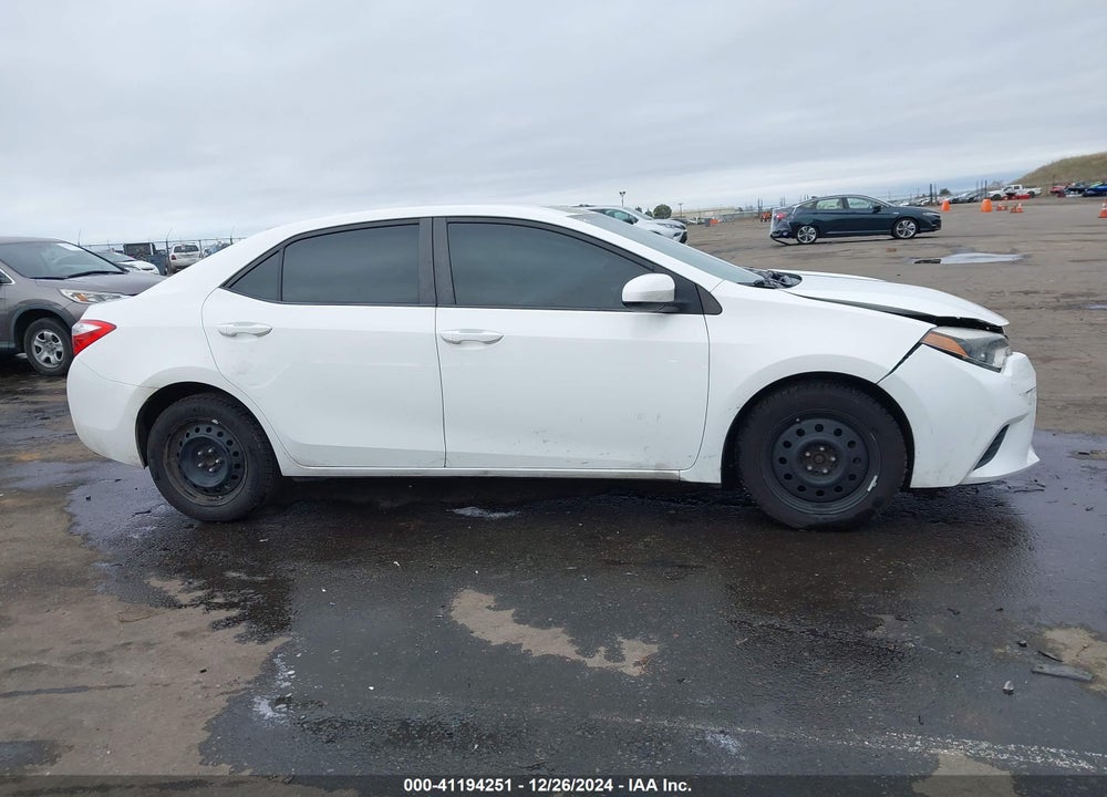 2014 TOYOTA COROLLA LE VIN: 5YFBURHE3EP078397