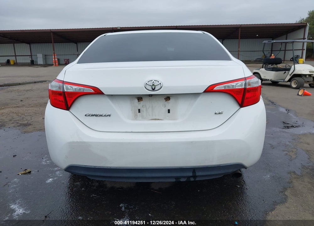 2014 TOYOTA COROLLA LE VIN: 5YFBURHE3EP078397