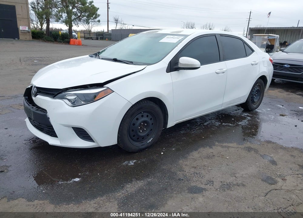 2014 TOYOTA COROLLA LE VIN: 5YFBURHE3EP078397