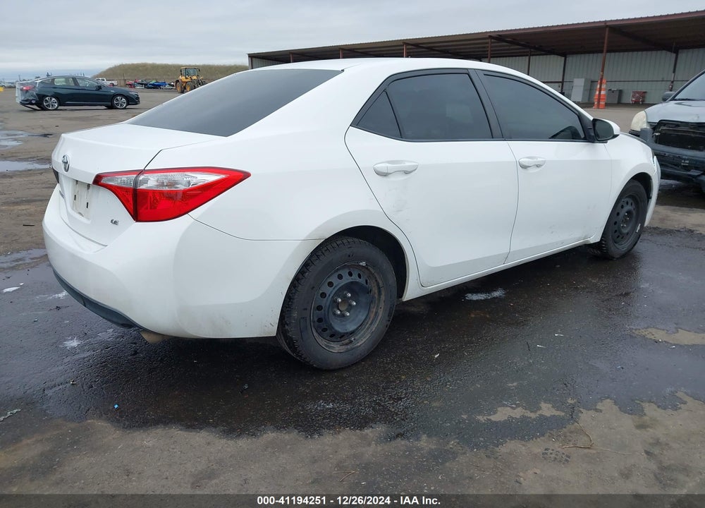 2014 TOYOTA COROLLA LE VIN: 5YFBURHE3EP078397