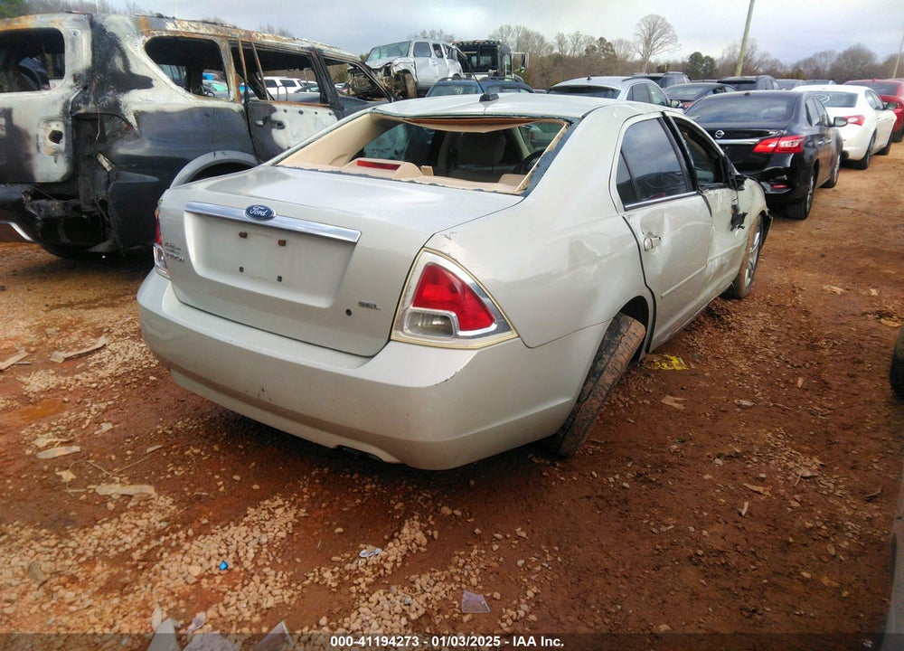 2008 FORD FUSION SEL VIN: 3FAHP08Z88R226211