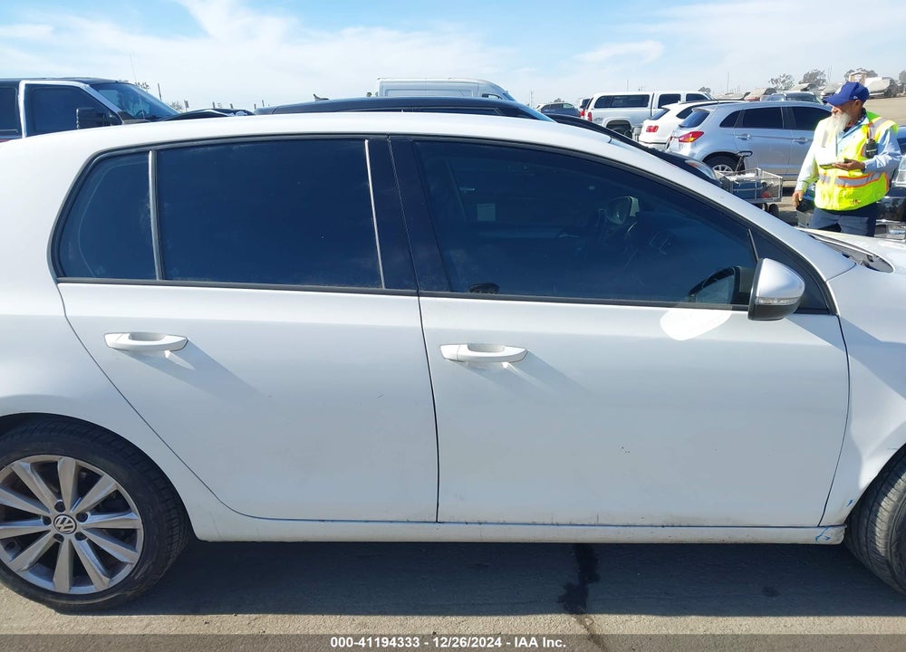 2013 VOLKSWAGEN GOLF VIN: WVWDM7AJ6DW127196
