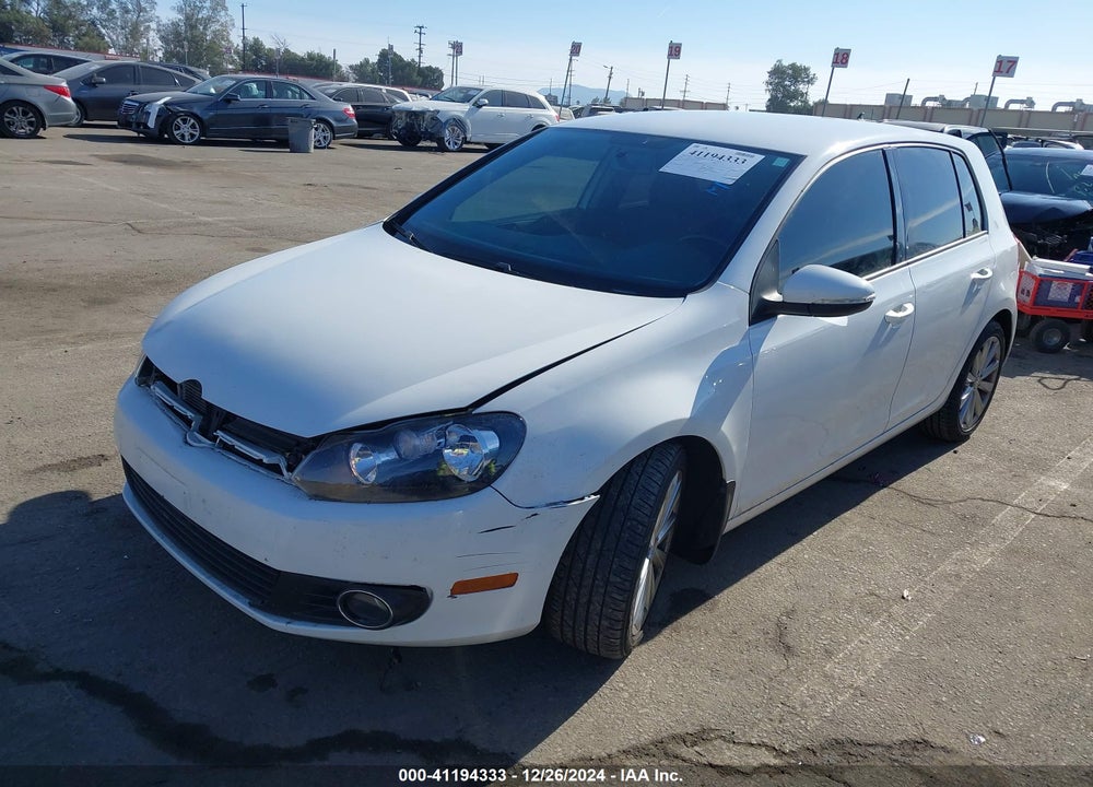 2013 VOLKSWAGEN GOLF VIN: WVWDM7AJ6DW127196