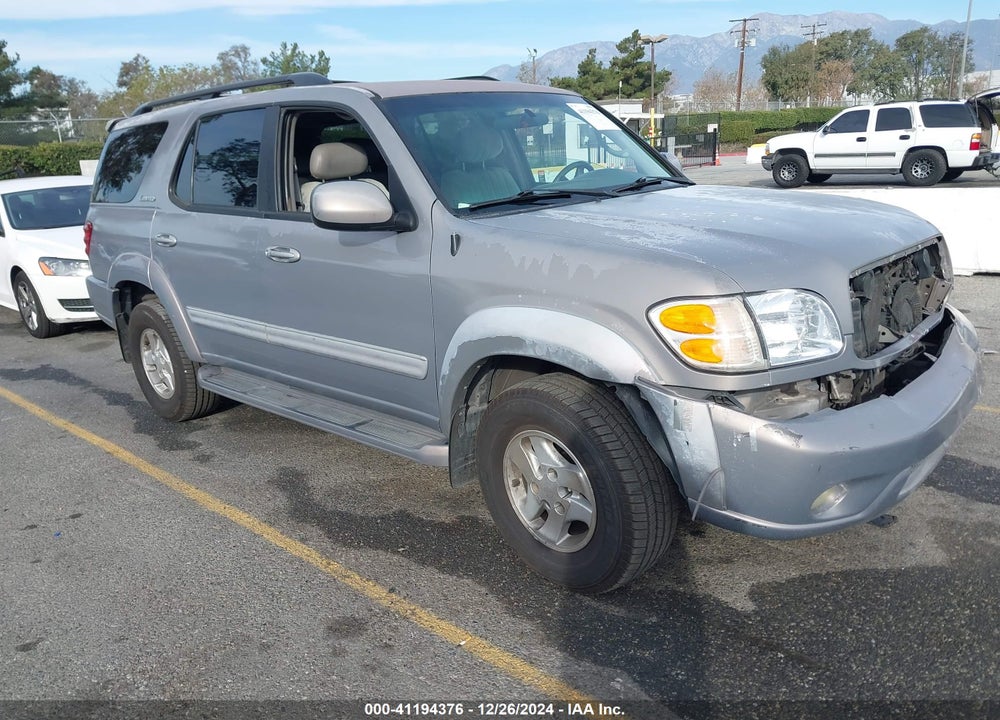 2002 TOYOTA SEQUOIA LIMITED V8 VIN: 5TDZT38A62S096410