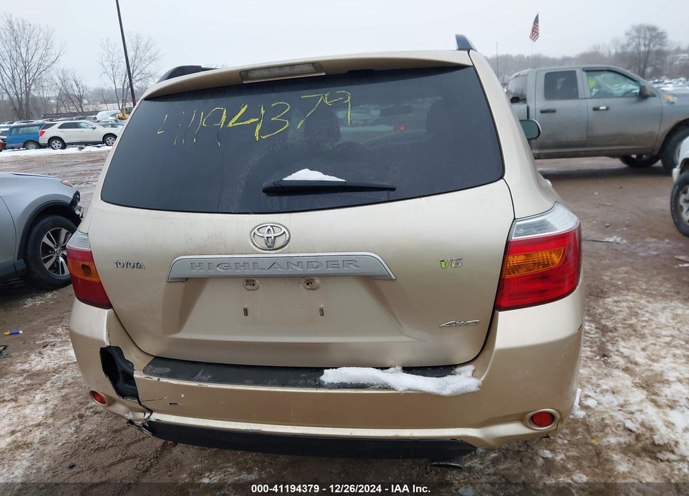 2008 TOYOTA HIGHLANDER VIN: JTEES41AX82006608