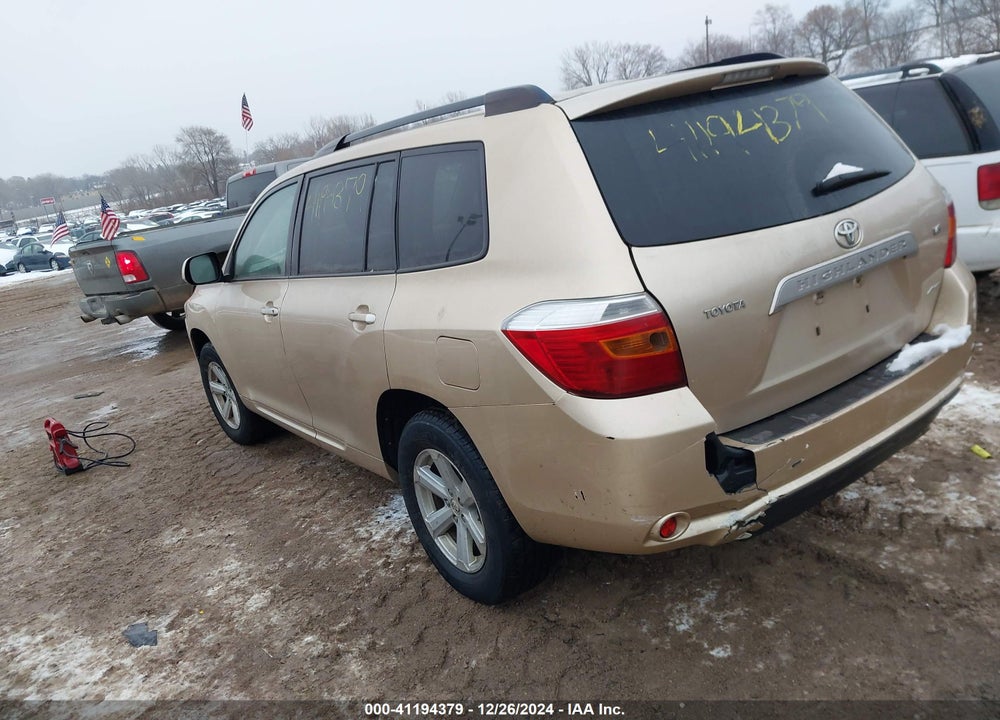 2008 TOYOTA HIGHLANDER VIN: JTEES41AX82006608