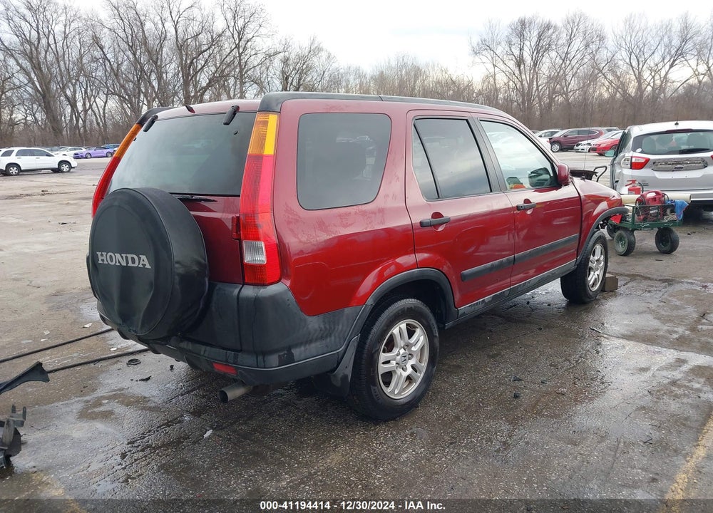 2004 HONDA CR-V EX VIN: SHSRD78864U212027