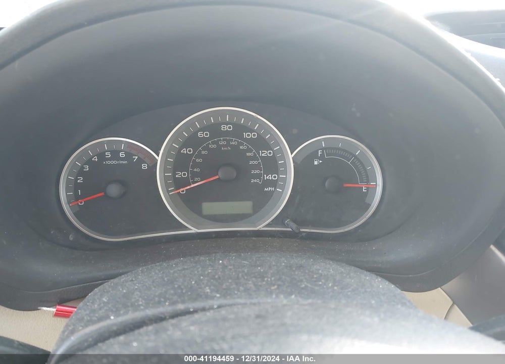 2009 SUBARU IMPREZA VIN: JF1GH63679H811051