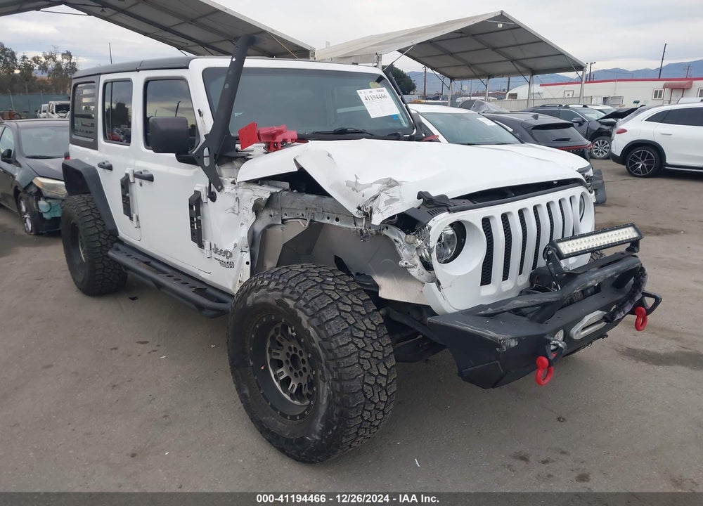 2019 JEEP WRANGLER UNLIMITED SPORT S 4X4 VIN: 1C4HJXDG0KW646218