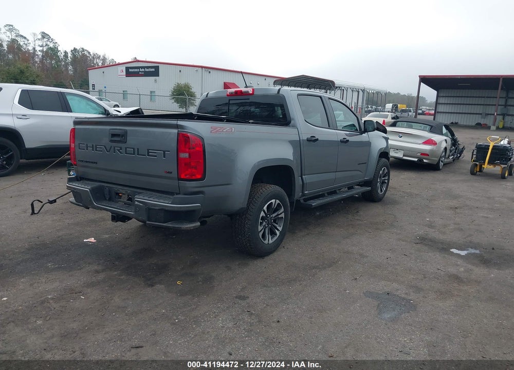 2021 CHEVROLET COLORADO 4WD SHORT BOX Z71 VIN: 1GCGTDEN4M1191469