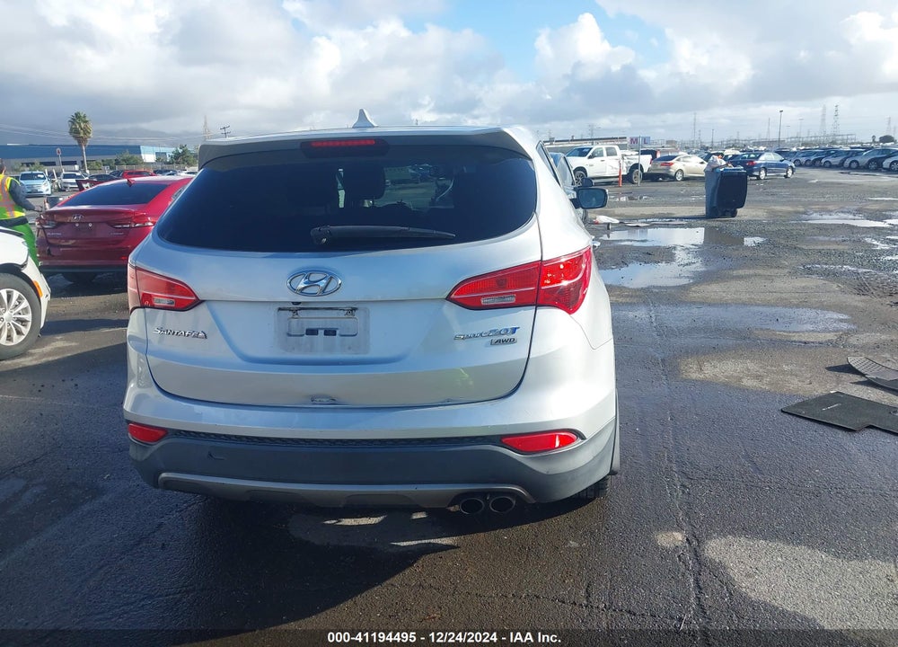 2013 HYUNDAI SANTA FE SPORT 2.0T VIN: 5XYZWDLA6DG046644