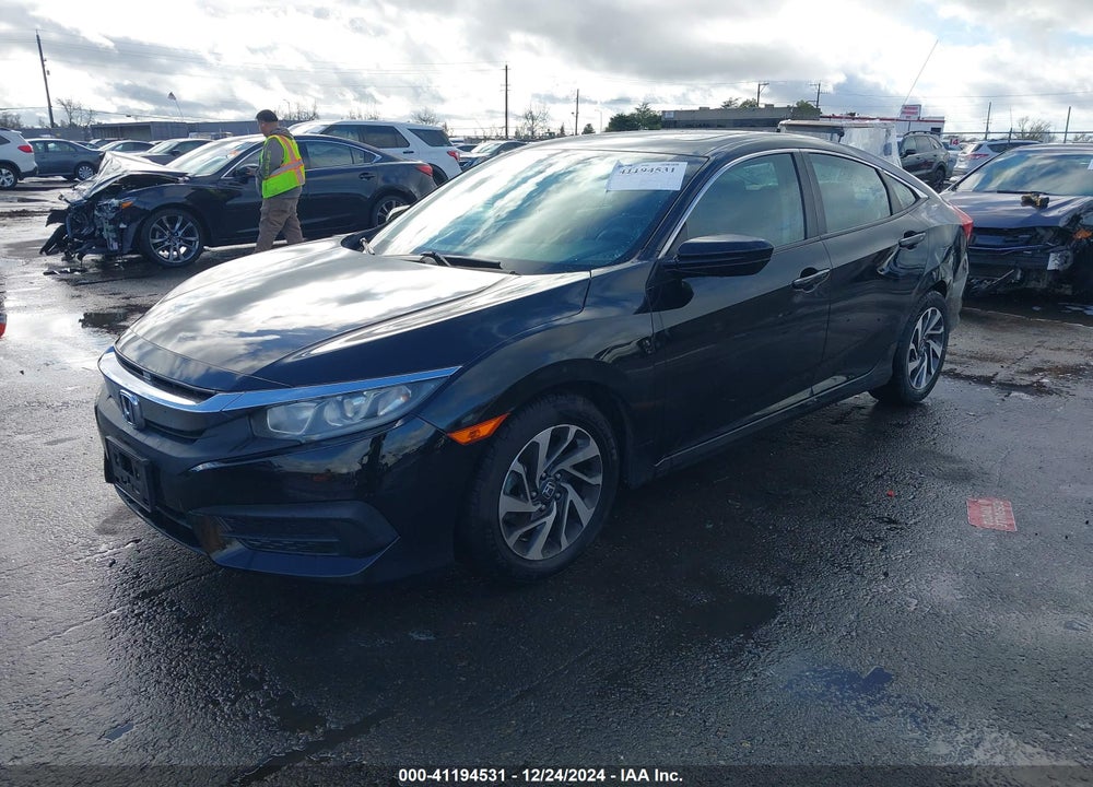 2016 HONDA CIVIC VIN: 19XFC2F72GE216709