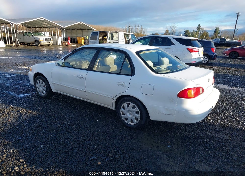 2002 TOYOTA COROLLA LE VIN: 2T1BR12E82C585688