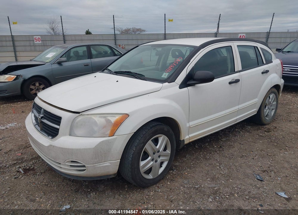 2007 DODGE CALIBER VIN: 1B3HB48B27D173856