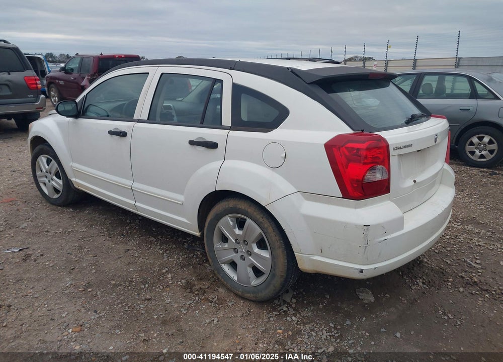 2007 DODGE CALIBER VIN: 1B3HB48B27D173856