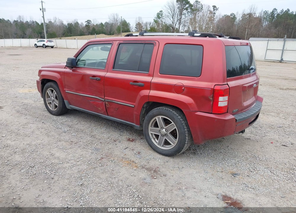 2007 JEEP PATRIOT LIMITED VIN: 1J8FT48W17D324300
