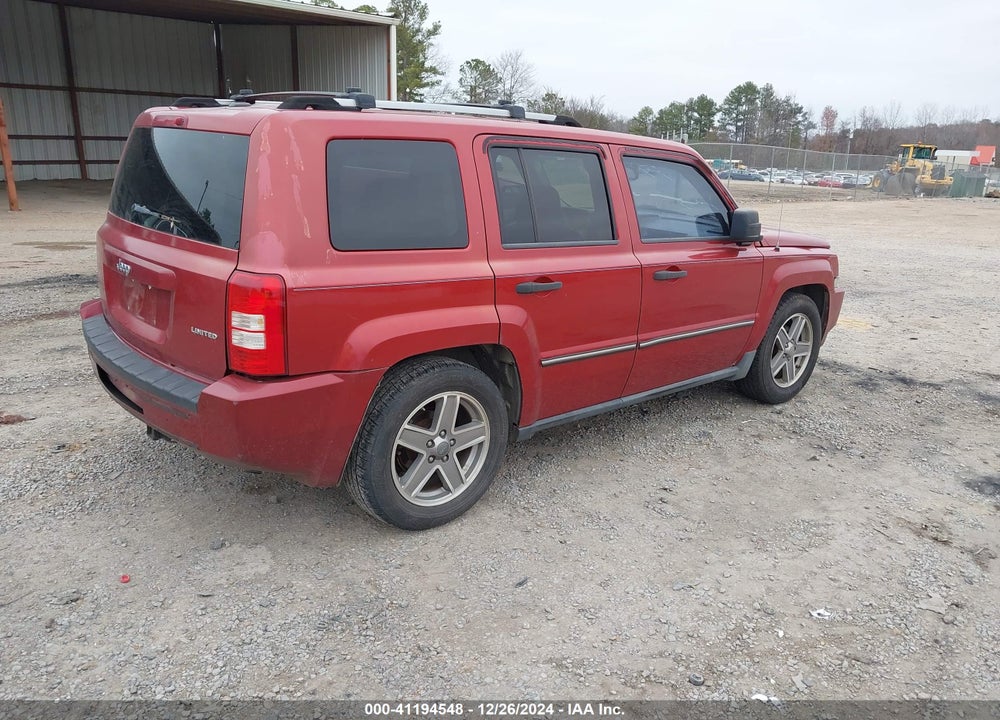 2007 JEEP PATRIOT LIMITED VIN: 1J8FT48W17D324300
