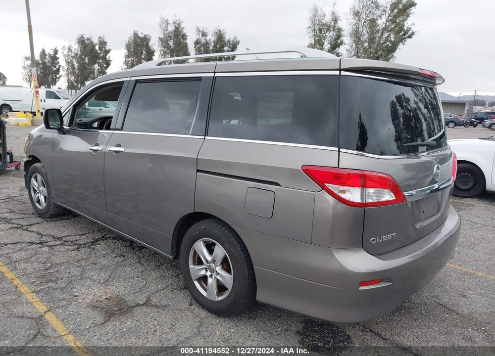 2016 NISSAN QUEST PLATINUM/S/SL/SV VIN: JN8AE2KP5G9150739