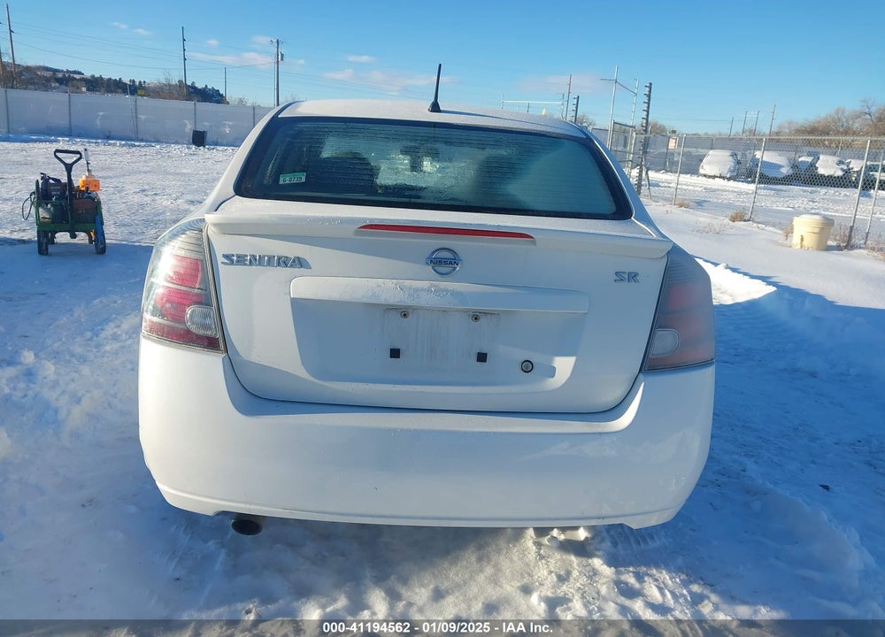 2010 NISSAN SENTRA 2.0/2.0S/SR/2.0SL VIN: 3N1AB6AP8AL619935