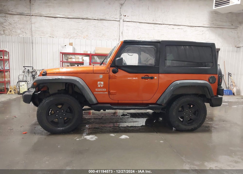 2011 JEEP WRANGLER SPORT VIN: 1J4AA2D18BL580819