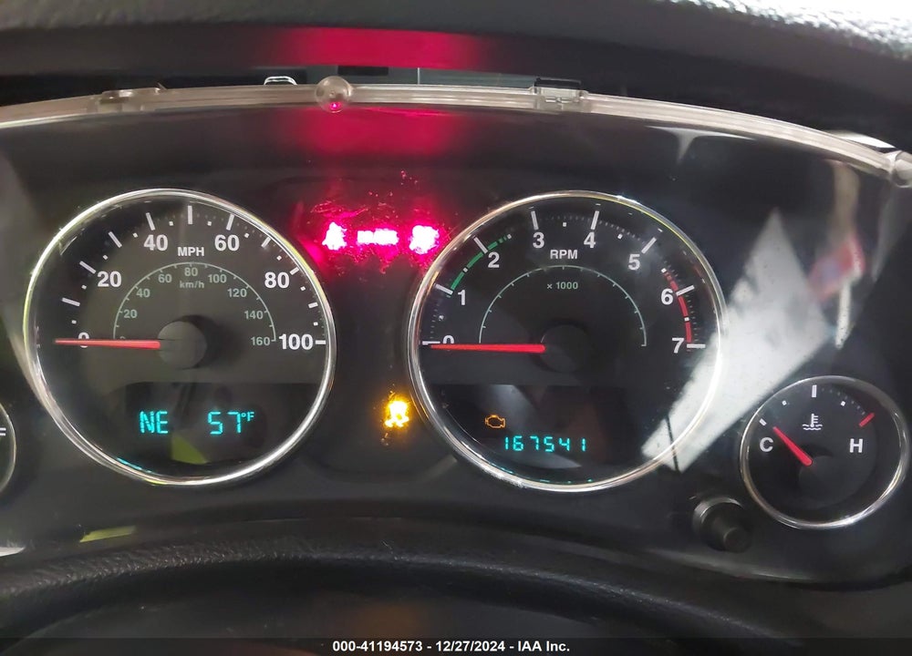 2011 JEEP WRANGLER SPORT VIN: 1J4AA2D18BL580819